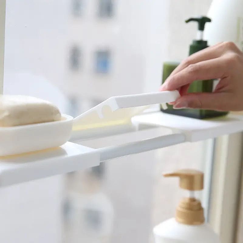 Telescopic Rod Rack, Adjustable Closet Storage Shelve, Wall Mounted Partition Separator Board, Window Sill Retractable Storage Rack, Multipurpose Shelves Cabinet Holder, Retractable Gap Storage Rack Telescopic Rod Rack, Adjustable Closet Storage Shelve, Wall Mounted Partition Separator Board, Window Sill Retractable Storage Rack, Multipurpose Shelves Cabinet Holder, Retractable Gap Storage Rack